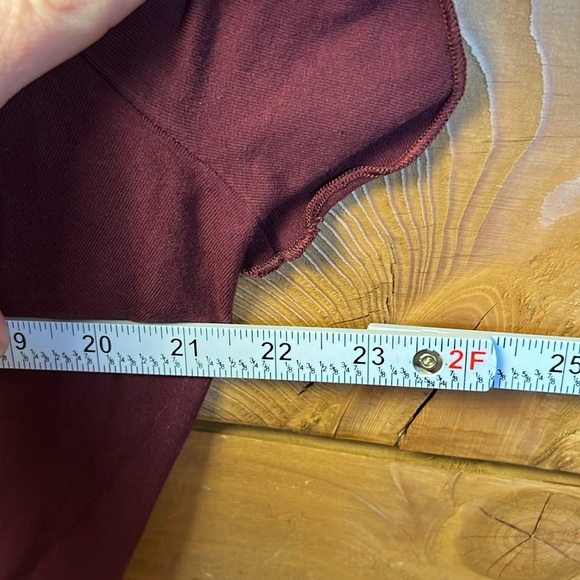 Wayward Fancies  eShakti 2X 20w Plus‎ Size women's Jumpsuit Maroon Wide Leg Y2K - Picture 2 of 13